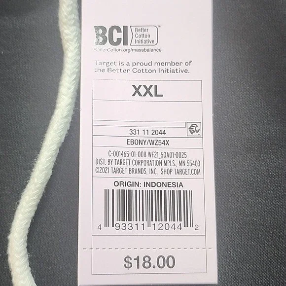 Wild Fable Cropped‎ Hoodie, Ebony/Black, Women's Size XXL - Picture 4 of 6